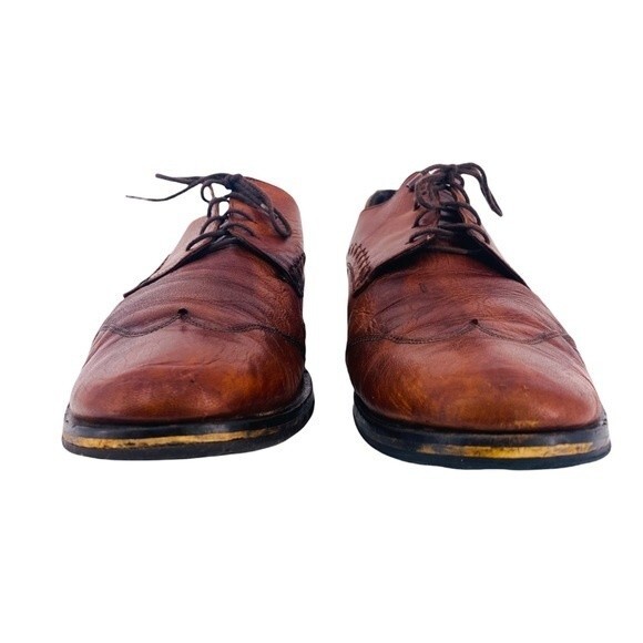 Bed Stu Mens Brown Leather Handmade Oxfords